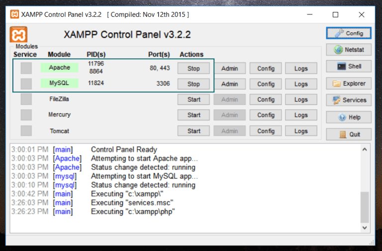 windows 7 xampp install laravel