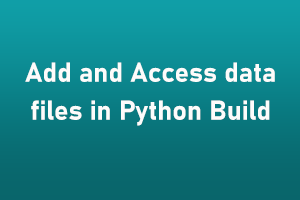data python build