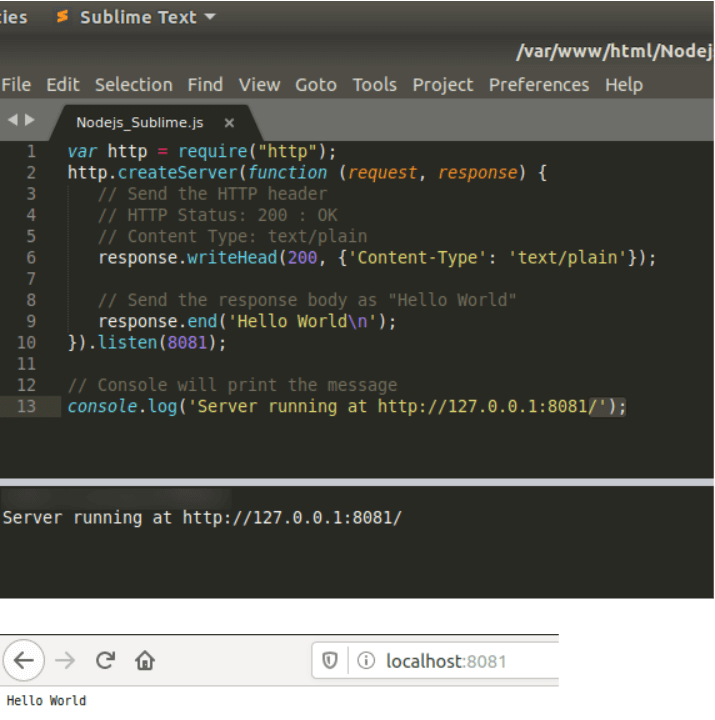 Не работает javascript в sublime text