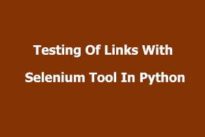 Selenium testing python