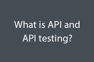 API testing