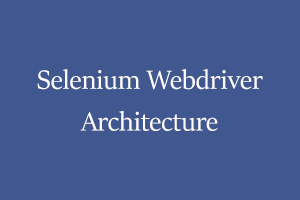 Selenium Architecture