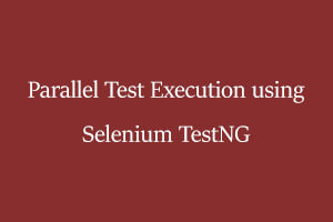 Parallel test Selenium
