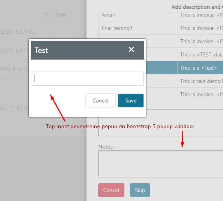 Bootstrap 5 Modal popups