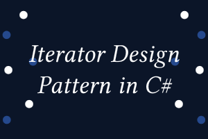 Iterator design