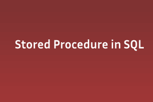 Procedure in SQL