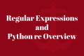 Regular Expression and Python re Overview - SS Blog
