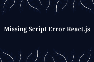 Script Error React.js