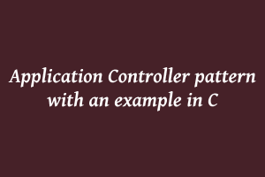 Application Controller